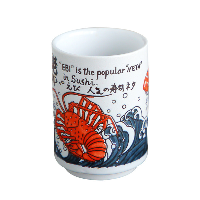 Japan Imported Ceramic Sushi Cup Mug